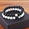 A Set Of Couple Bracelets Natural Stone Yoga Beaded Bracelets