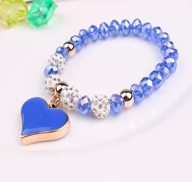 Crystal  Bracelet & Bangle Heart Bracelets