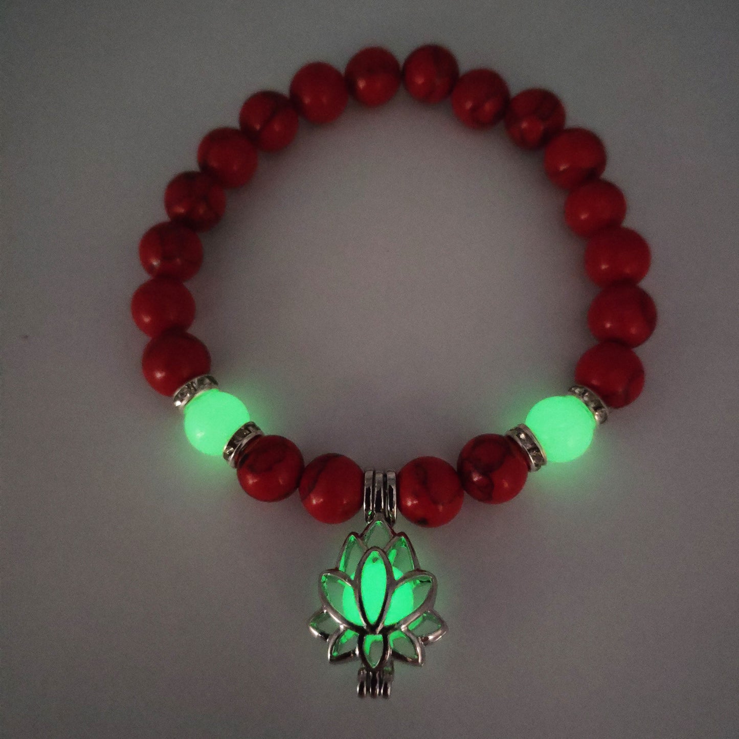 Lotus Natural Stone Bracelet