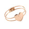 Frosted double heart bracelet women