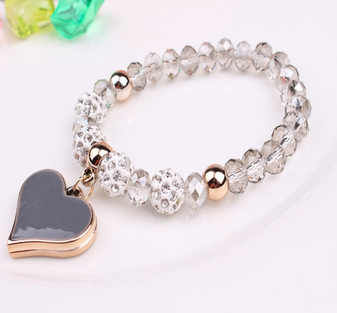 Crystal  Bracelet & Bangle Heart Bracelets