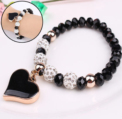 Crystal  Bracelet & Bangle Heart Bracelets