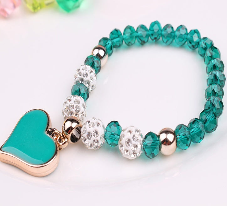 Crystal  Bracelet & Bangle Heart Bracelets