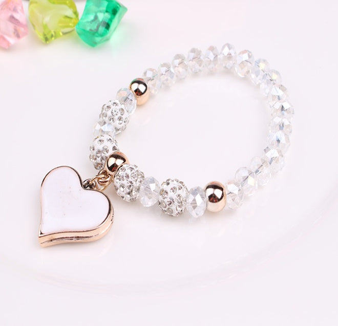 Crystal  Bracelet & Bangle Heart Bracelets