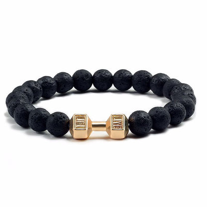 Natural Volcanic Stone Beads Bracelets Black Lava Men Women Bracelet Aromatherapy Essential Oil Diffuser Bangle