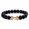 Natural Volcanic Stone Beads Bracelets Black Lava Men Women Bracelet Aromatherapy Essential Oil Diffuser Bangle