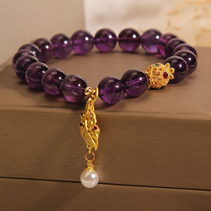 Fashion Retro Purple Crystal Bracelet