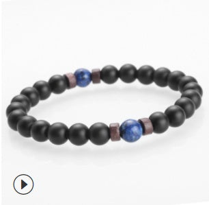 Accessories Men's Bracelets Natural Moonstone Beads Tibetan Buddha Bracelet Lava Stone Diffuser Bracelet