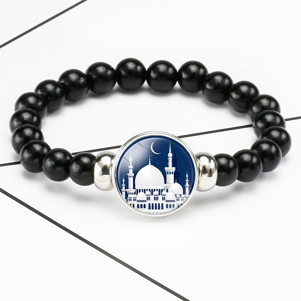 Middle East Islam Muslim Bead Bracelets 18mm Snap Buttons Charms Bracelet